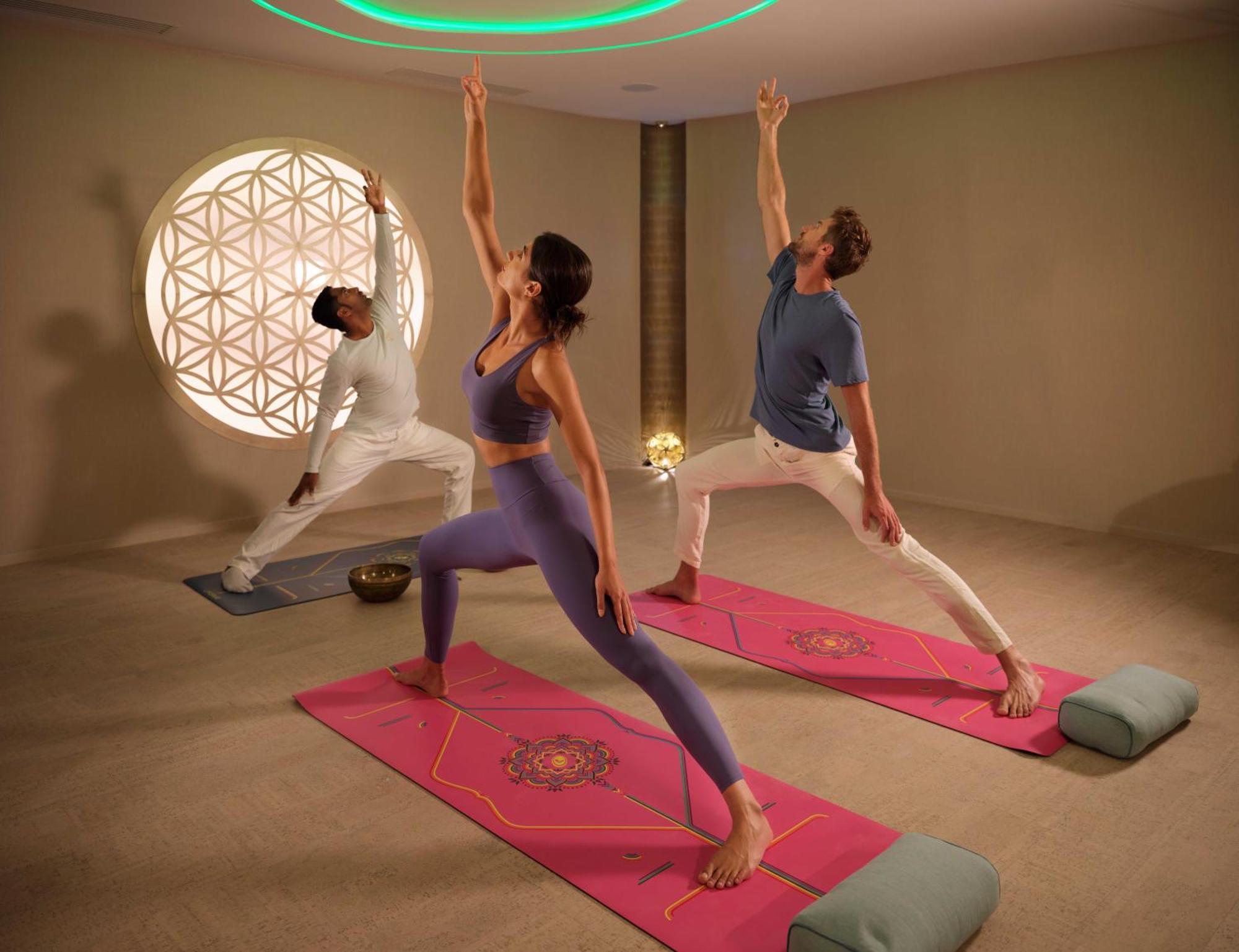Casa Timis - Wellness & Spa Resort Chitorani Eksteriør bilde A yoga class at the Bvlgari Spa